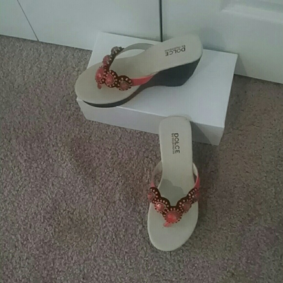 Wedge heeled Sandles - Picture 1 of 1